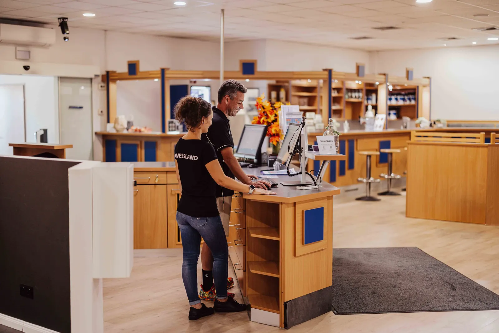 Empfang im Fitnessland Oeynhausen, Sochorgasse 3